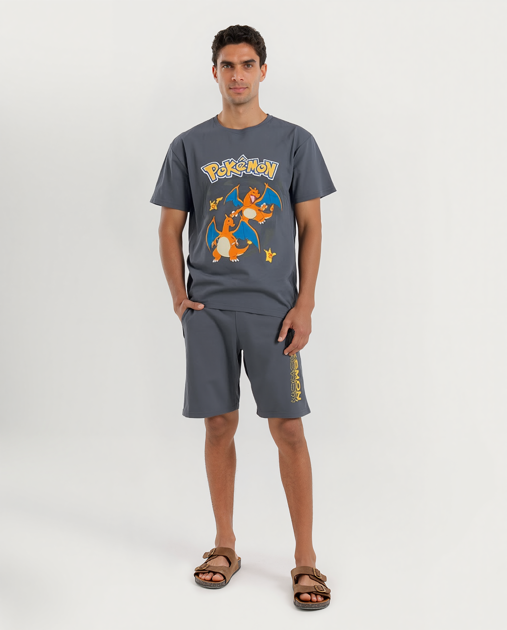 Pokemonبيجاما رجالي نص كم وشورت