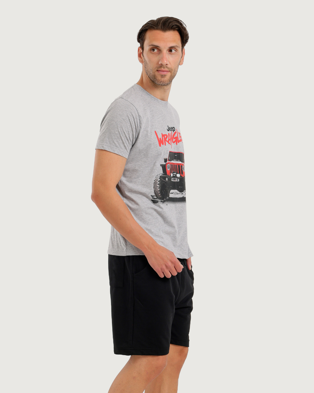 Jeep Wrangler Men's Short Sleeve Pajamas and Shorts