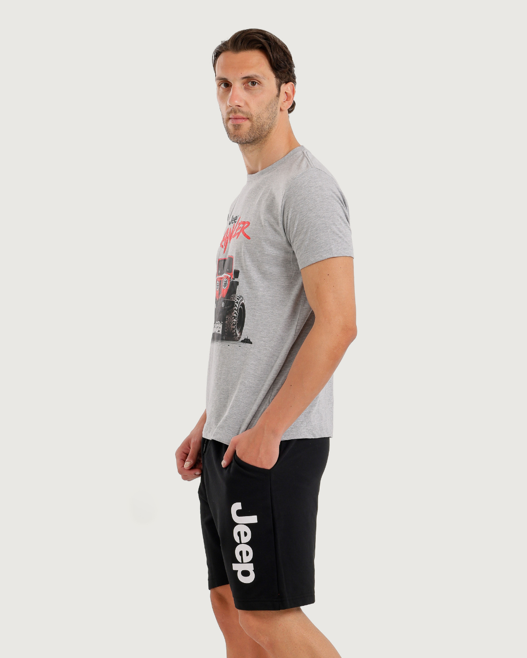 Jeep Wrangler Men's Short Sleeve Pajamas and Shorts