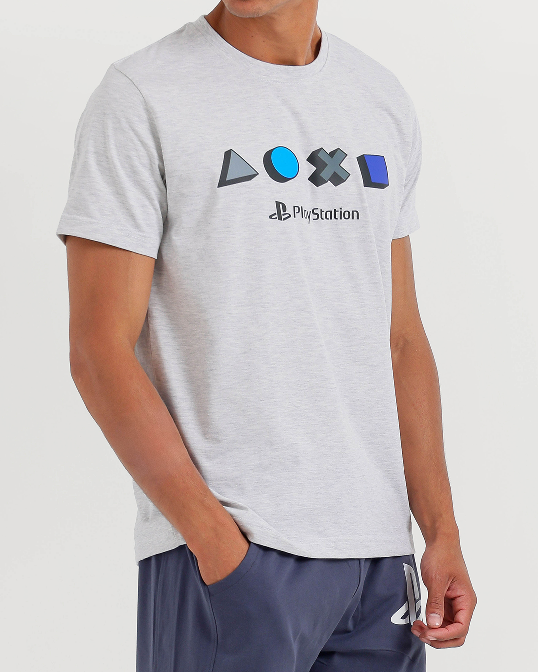 PlayStation Men's Pajama Set Half Sleeve with Pants