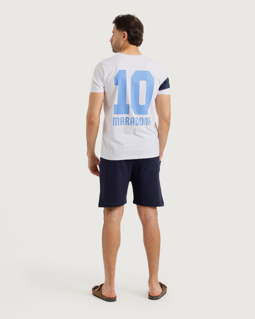 Maradona Men's Short Sleeve Pajamas with Shorts