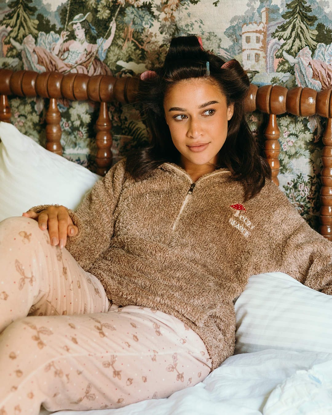 بيجاما بنطلون قطيفه موسم دافئ