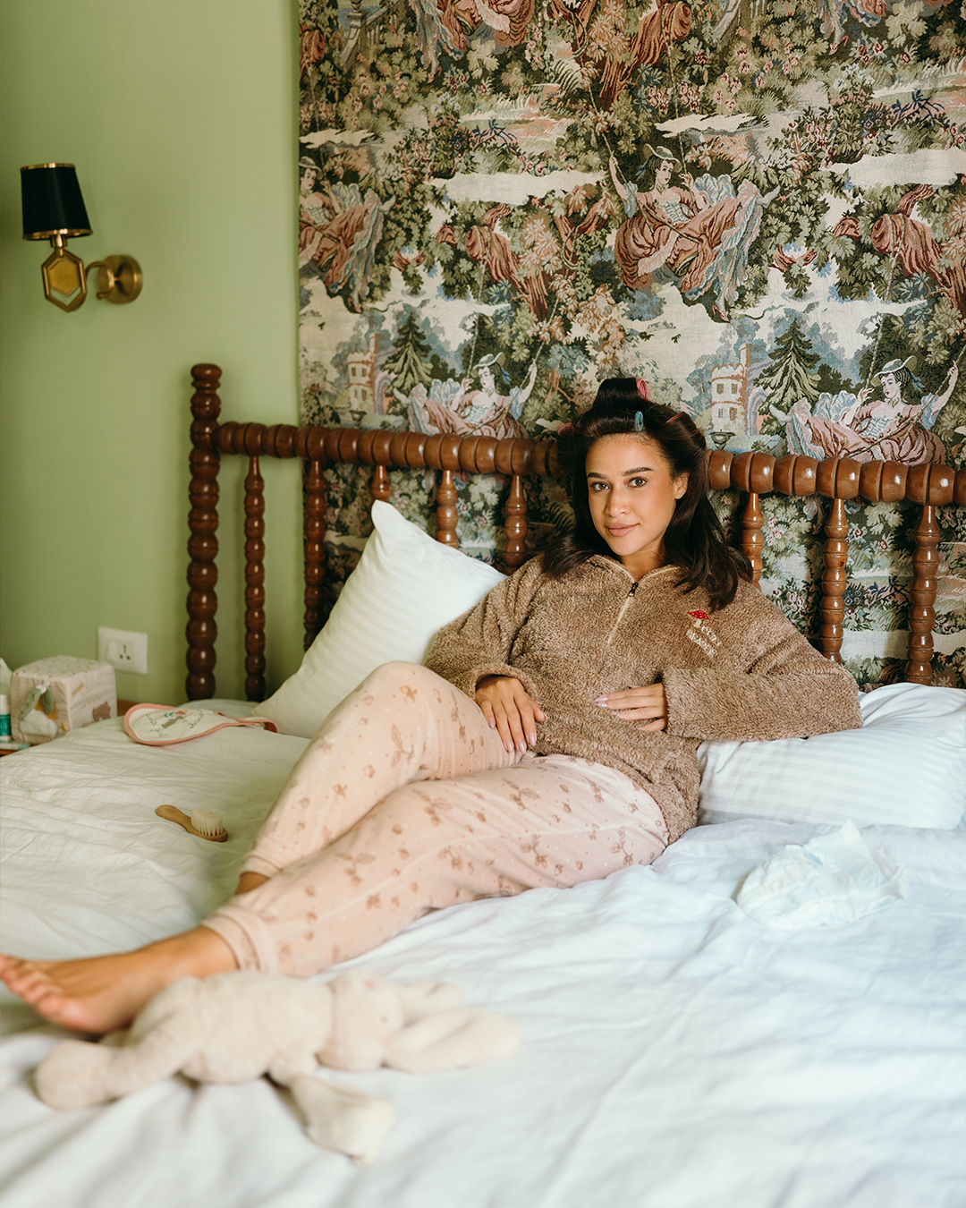 بيجاما بنطلون قطيفه موسم دافئ