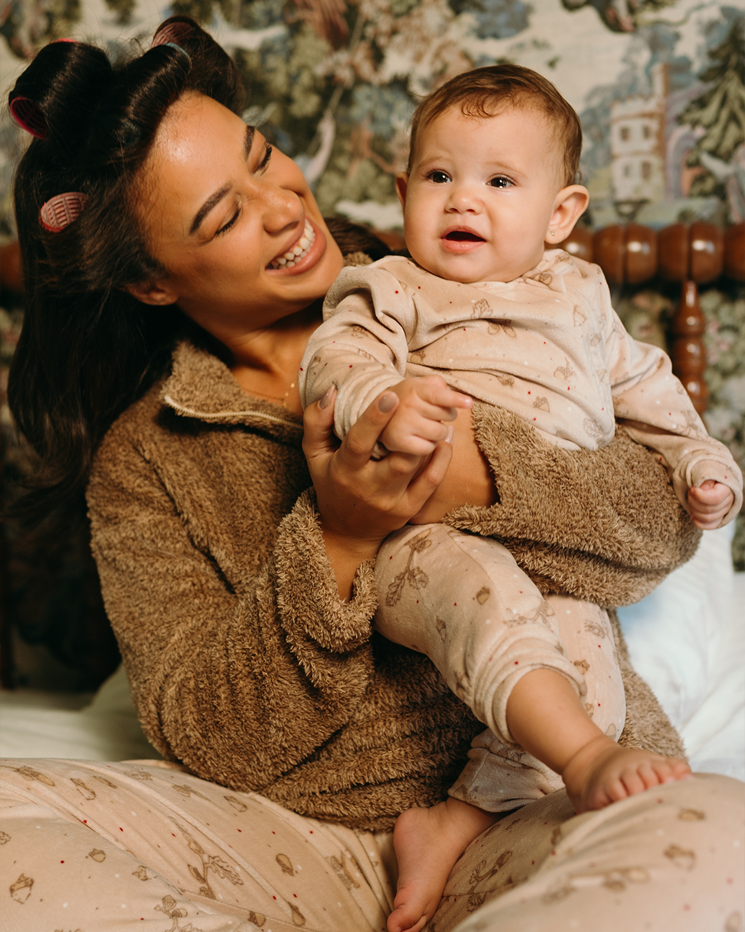 بيجاما بنطلون قطيفه موسم دافئ