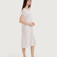 Women's Jacquard Nightshirt Half Sleeve