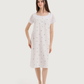 Women's Jacquard Nightshirt Half Sleeve