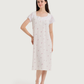 Women's Jacquard Nightshirt Half Sleeve