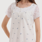 Women's Jacquard Nightshirt Half Sleeve