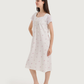 Women's Jacquard Nightshirt Half Sleeve