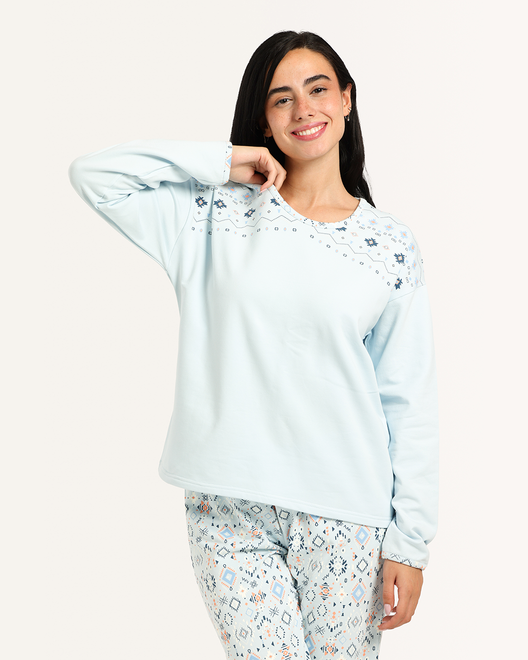 بيجاما  حريمى اشكال هندسية