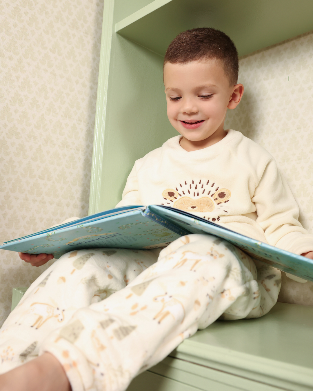 بيجاما كُم طويل قنفذ سعيد