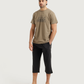 Men's half-sleeved pajamas with capri pants