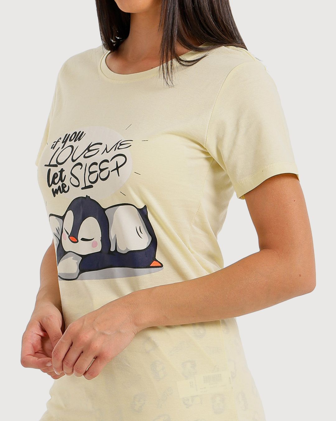 Penguin  بيجاما حريمي نص كم وبنطلون