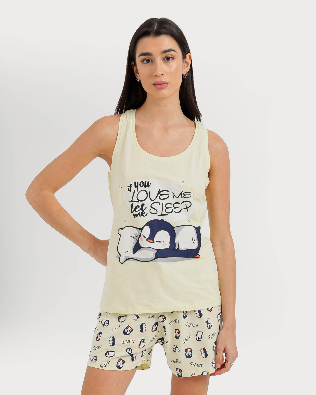 Penguin Women's Pajama Kit and Hot Shorts