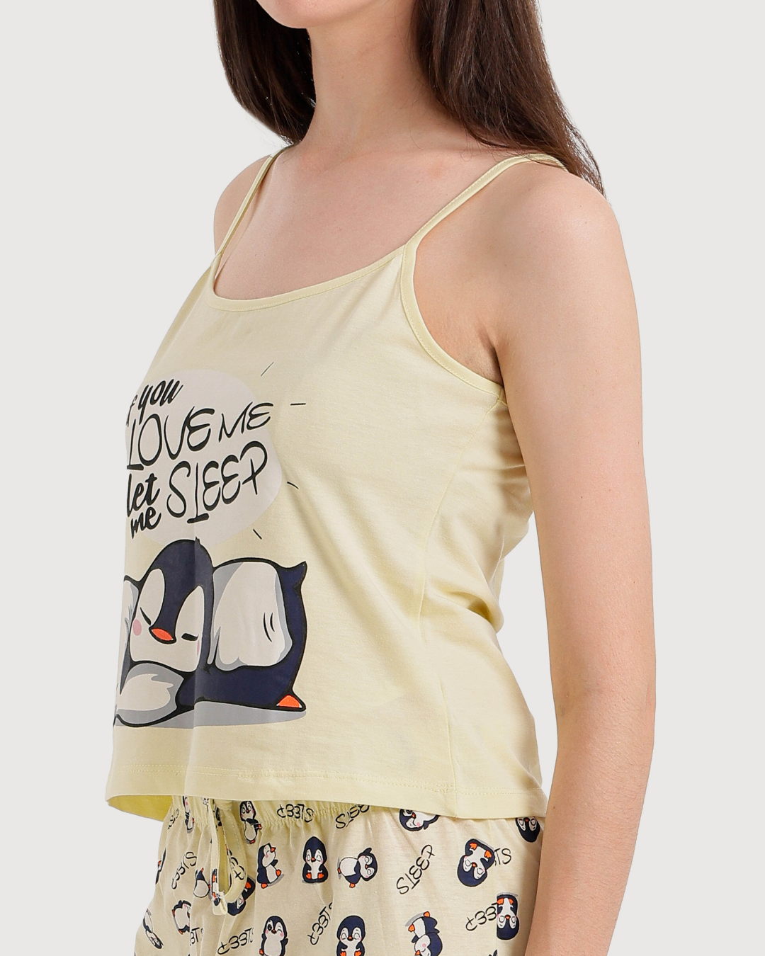 Penguin  بيجاما حريمي حمالة وهوت شورت