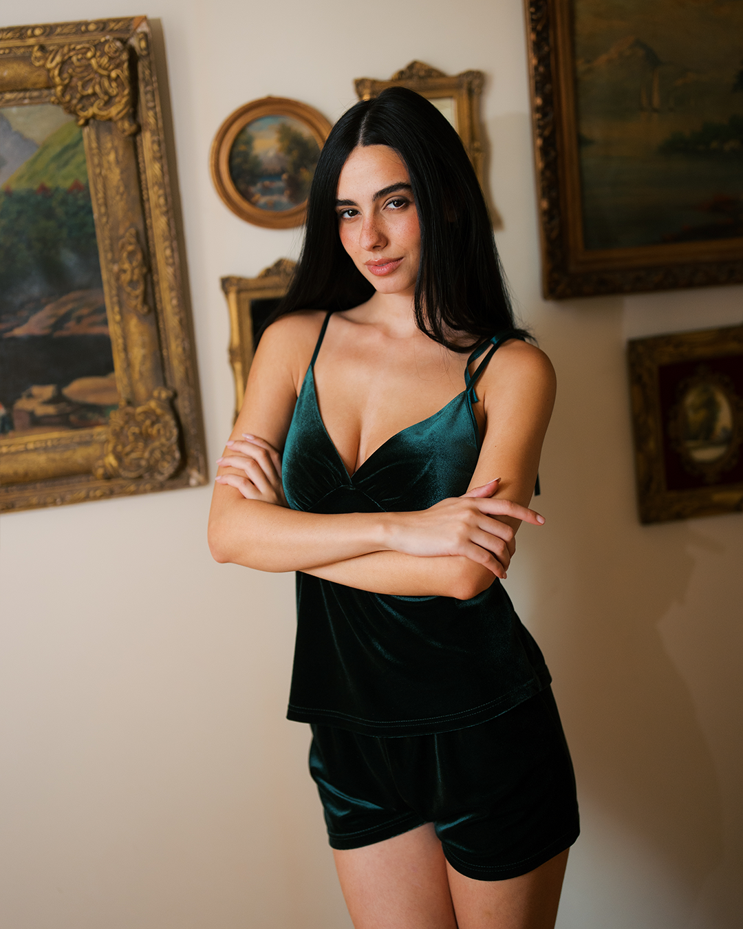 بيجاما  لانجيري بحماله بتتربط و شورت