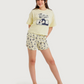 Penguin Girls' Oversized Pajamas and Hot Shorts