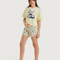 Penguin Girls' Oversized Pajamas and Hot Shorts