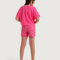 Teddy Bear Girls' Oversized Pajamas and Hot Shorts