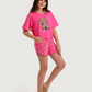 Teddy Bear Girls' Oversized Pajamas and Hot Shorts