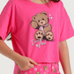 Teddy Bear Girls' Oversized Pajamas and Hot Shorts