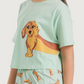 Bobby Spanish Girls' Oversized Pajamas and Hot Shorts