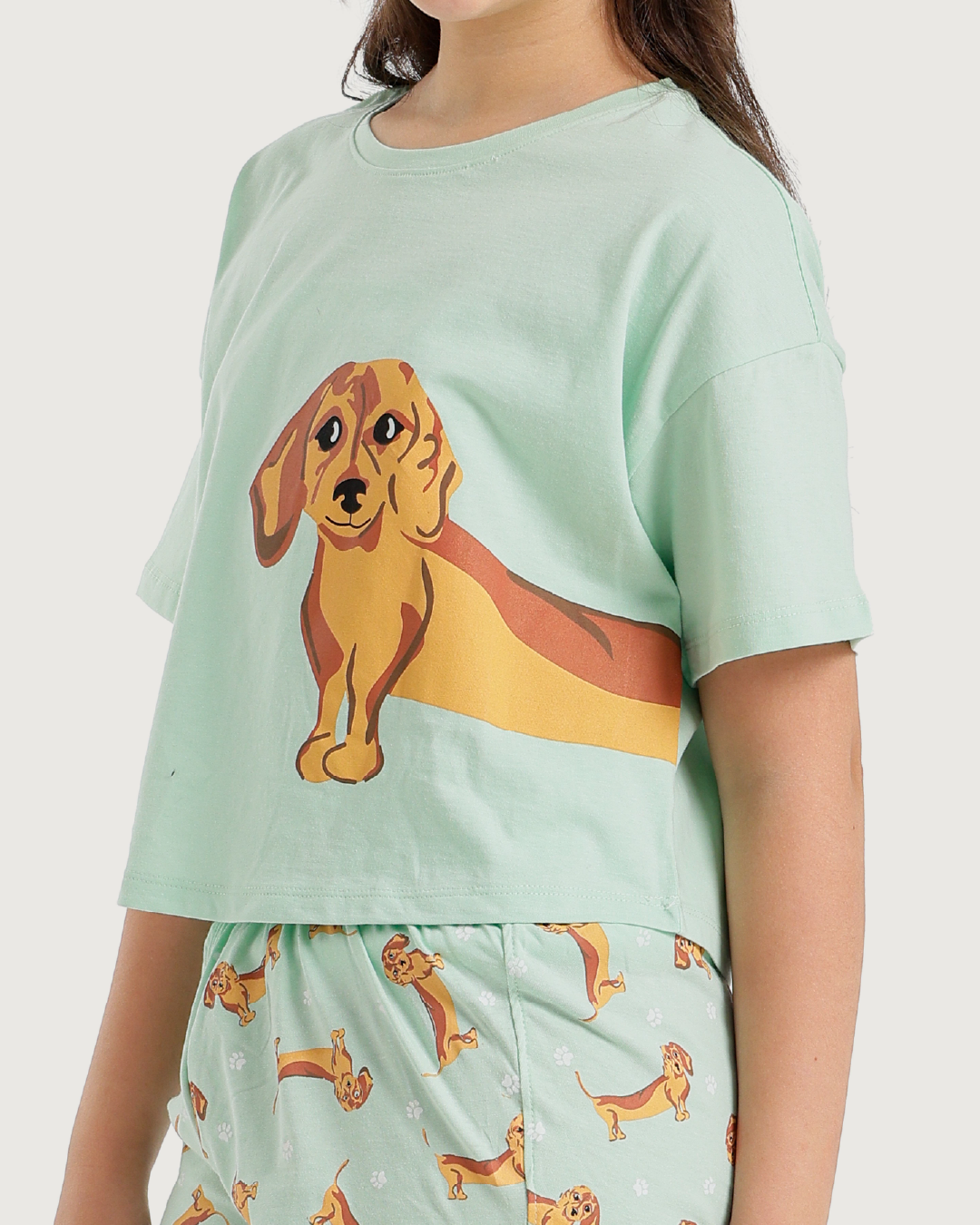 Bobby Spanish Girls' Oversized Pajamas and Hot Shorts