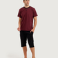 Men's half-sleeved pajamas with capri pants