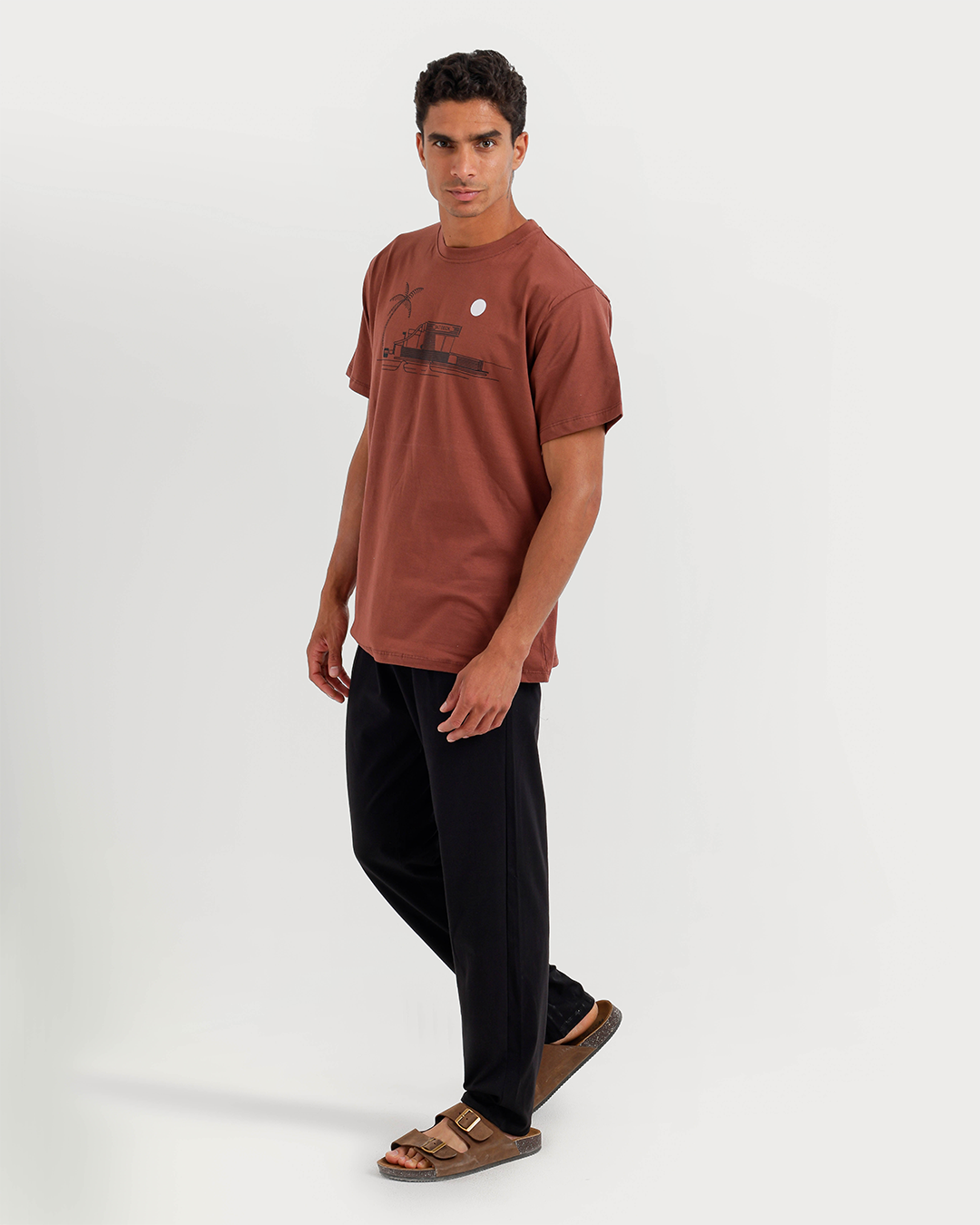 Men's Pajamas Half Sleeves with Pants