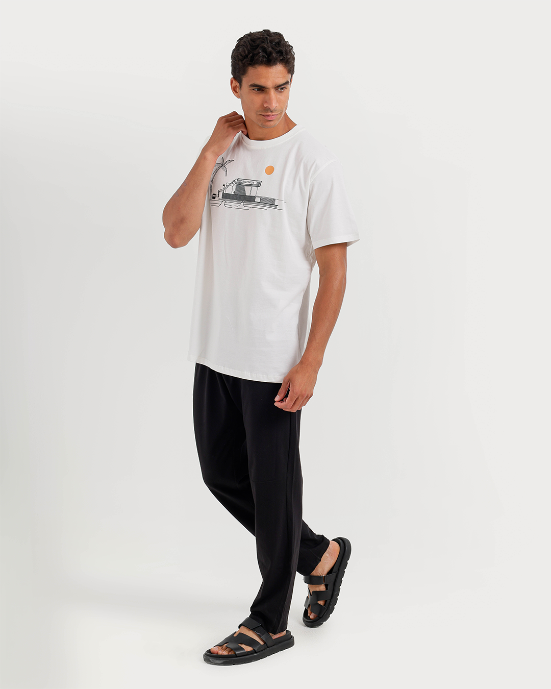 Men's Pajamas Half Sleeves with Pants