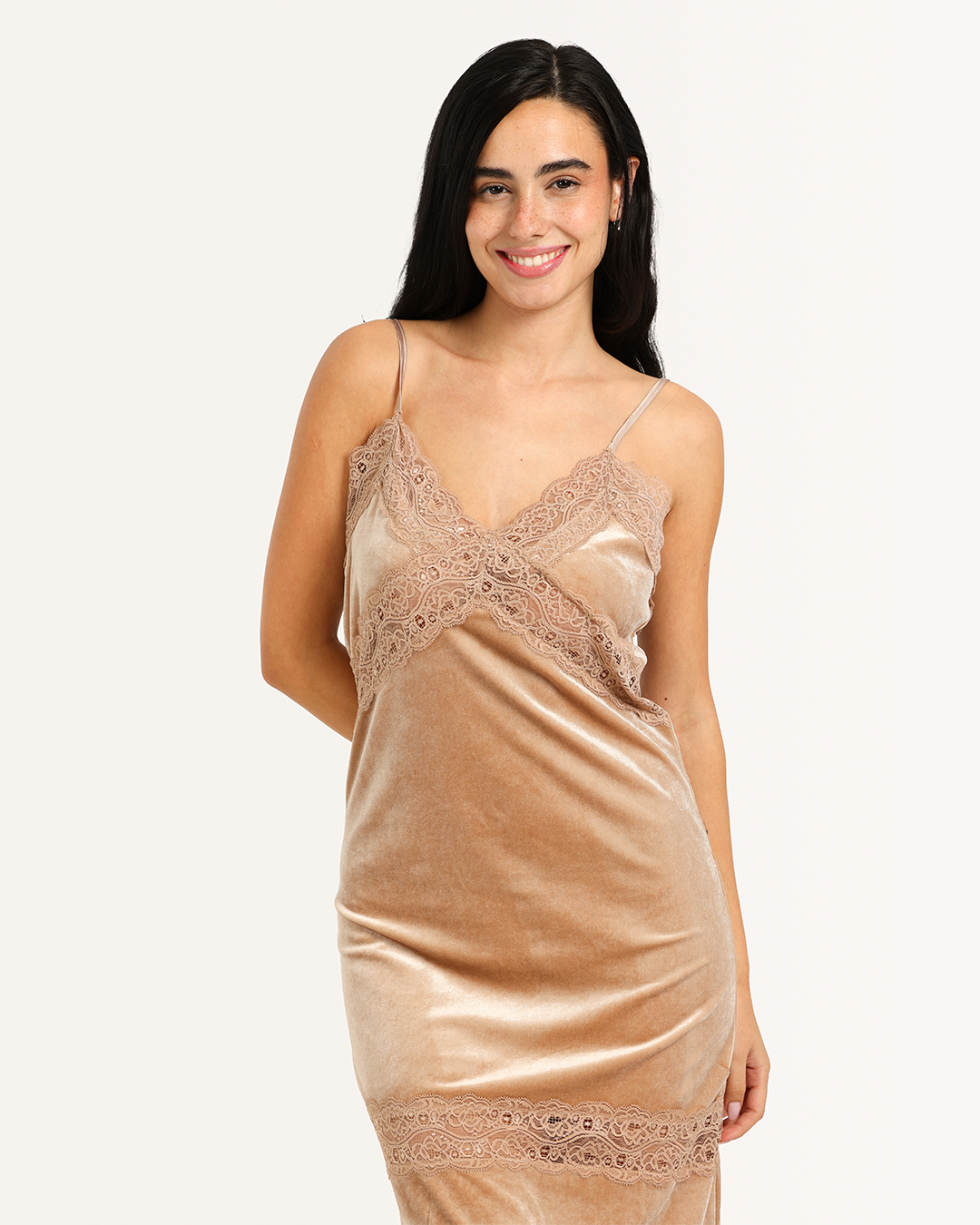 قميص نوم مع دانتيل