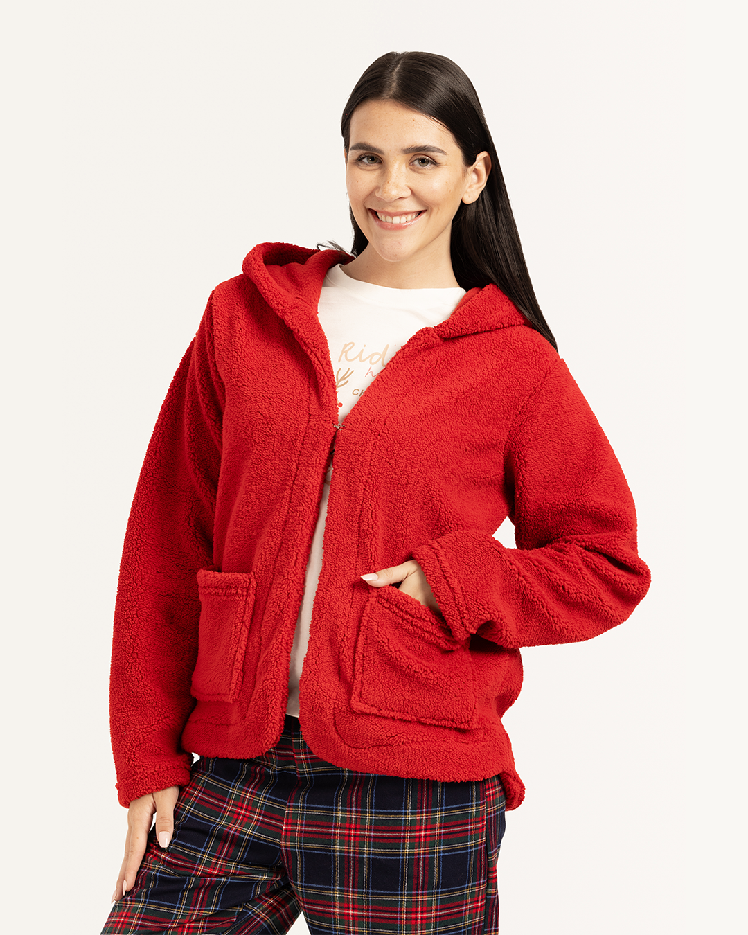 بيجاما 3 قطع أجواء الكريسماس