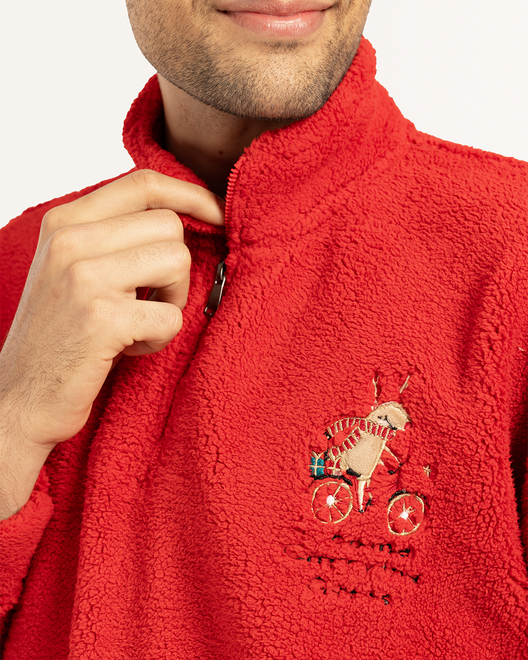 بيجاما رقبة عالية أجواء الكريسماس