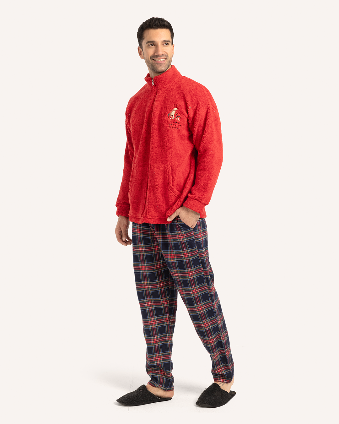 بيجاما رقبة عالية أجواء الكريسماس