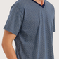 Men's Short Sleeve Pajamas with Capri Pants