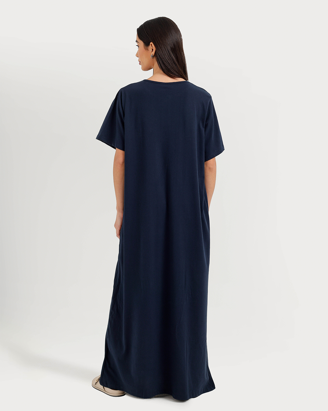 Women's Lycra Half Sleeve Nightgown