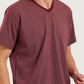 Men's Short Sleeve Pajamas with Capri Pants