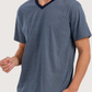 Men's Short Sleeve Pajamas with Capri Pants