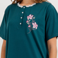 Women's Lycra Half Sleeve Nightgown