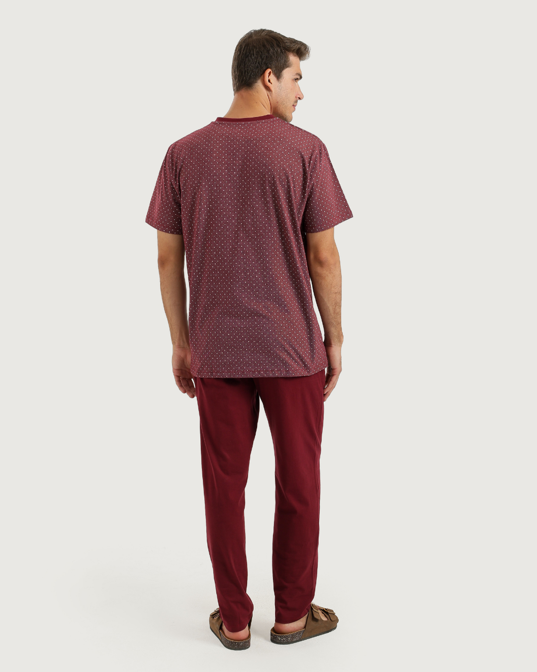 Men's Pajamas Half Sleeves with Pants