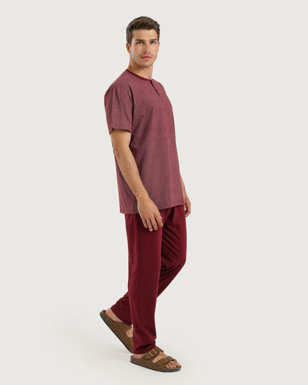 Men's Pajamas Half Sleeves with Pants