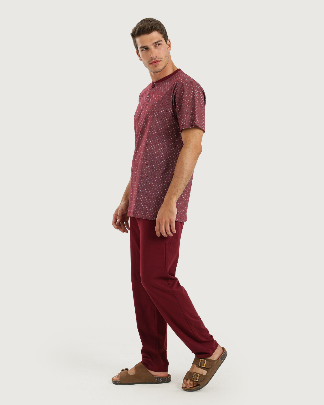 Men's Pajamas Half Sleeves with Pants