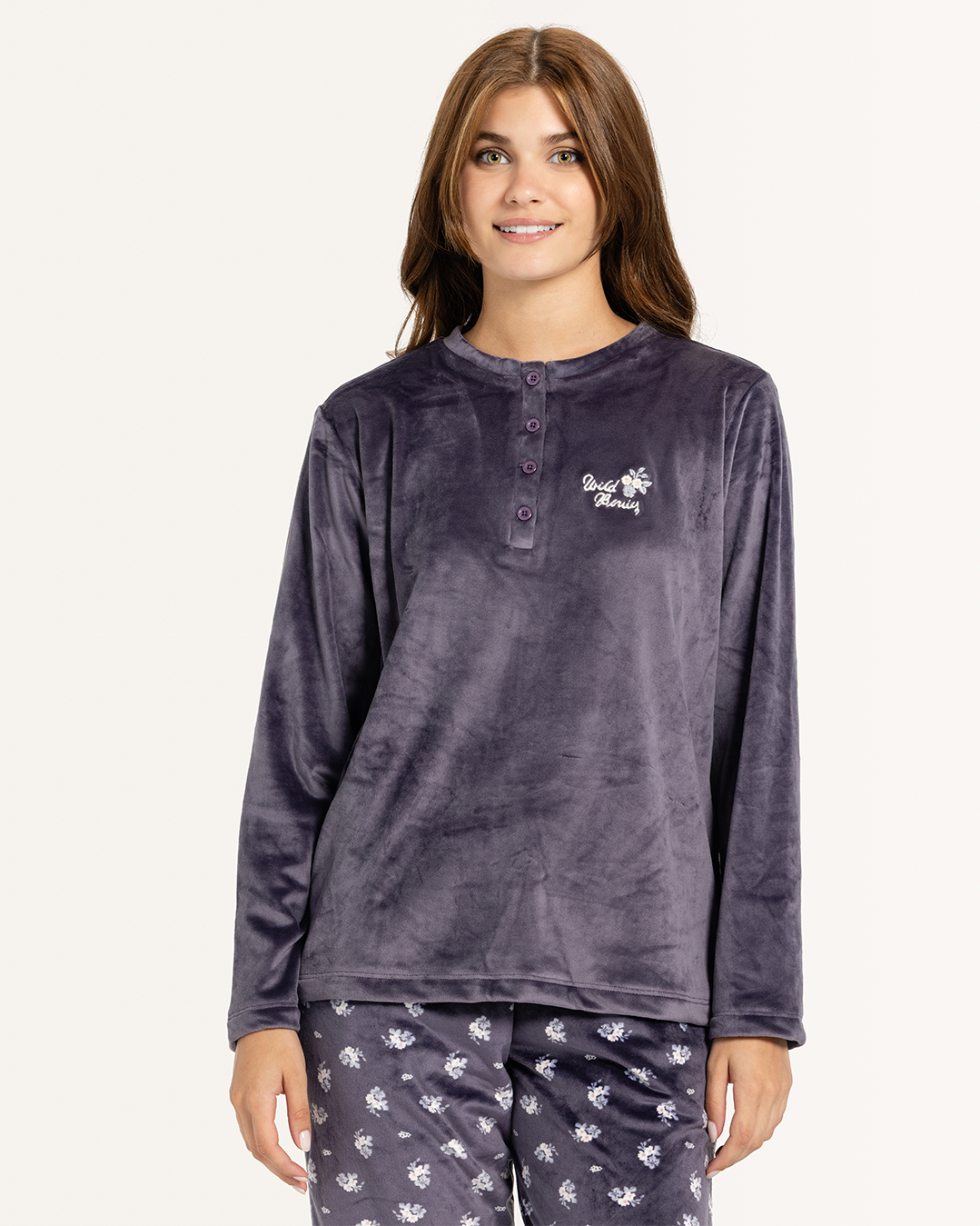 بيجامه حريمى هايدى بنطلون منقط