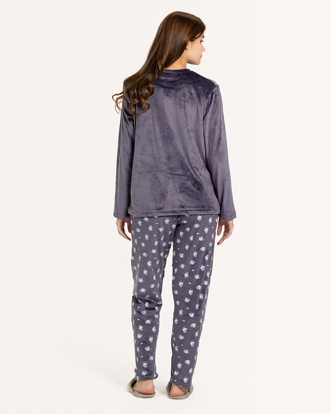 بيجامه حريمى هايدى بنطلون منقط