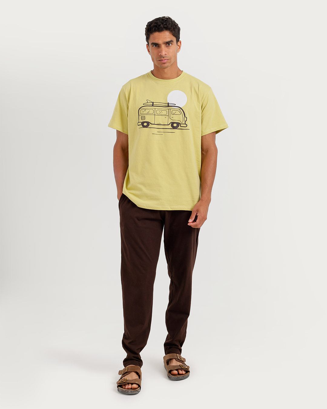 Men's Pajamas Half Sleeves with Pants