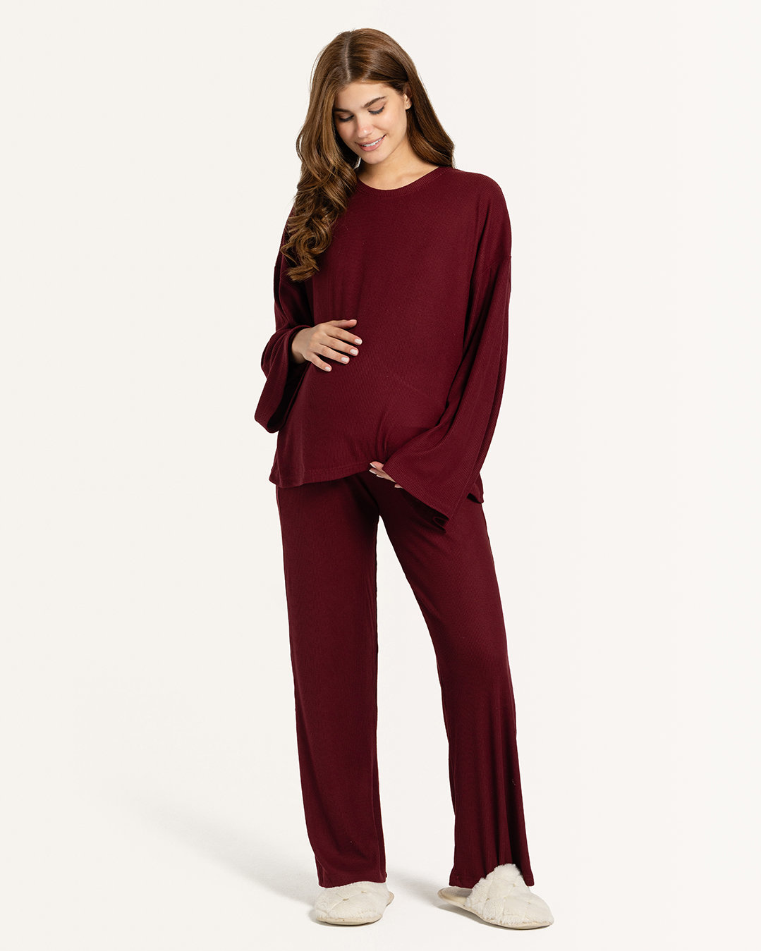 بنطلون حوامل رجل واسعة