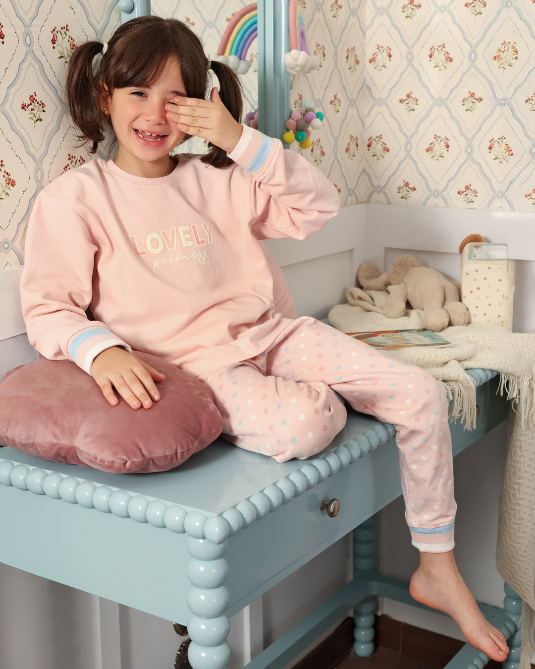 بيجاما كم طويل الأميرة اللطفية