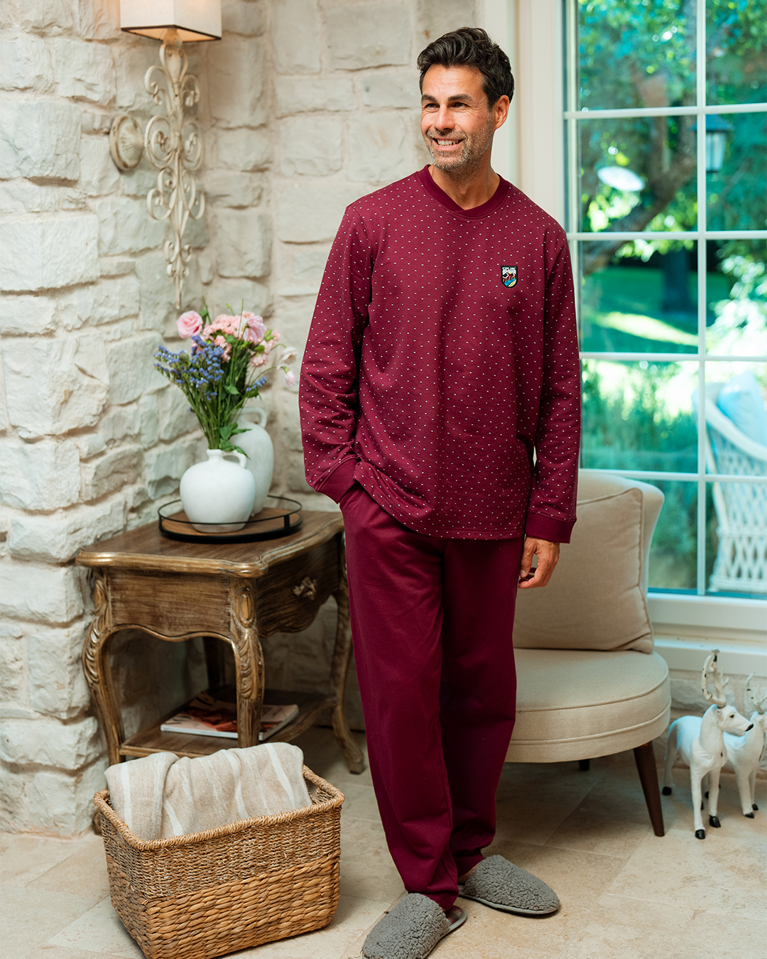 بيجاما كُم طويل و بنطلون المستكشف