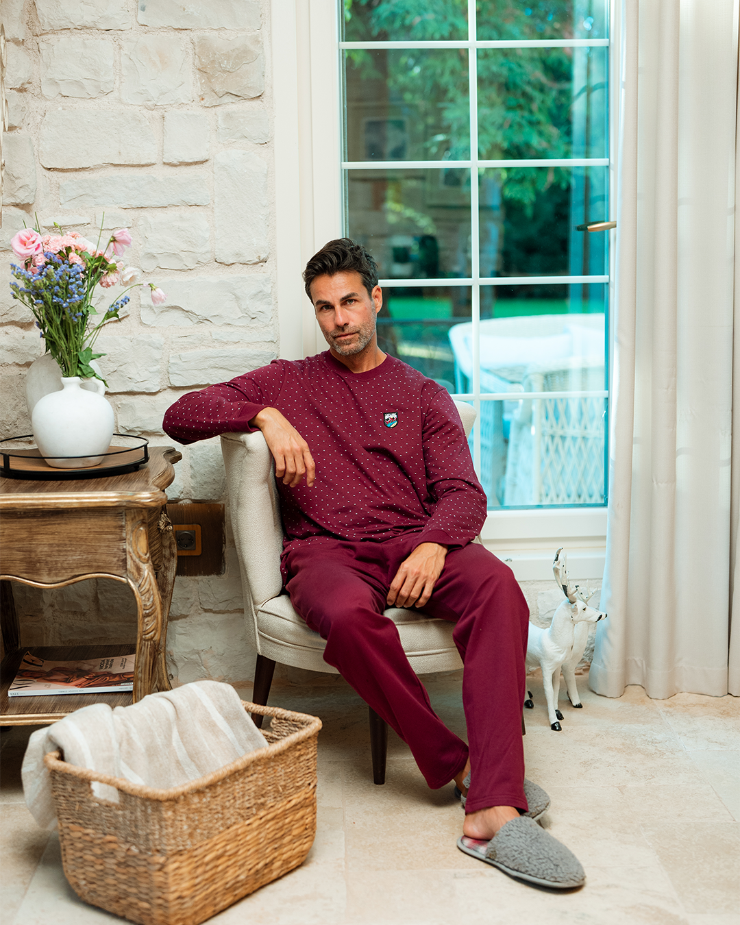 بيجاما كُم طويل و بنطلون المستكشف