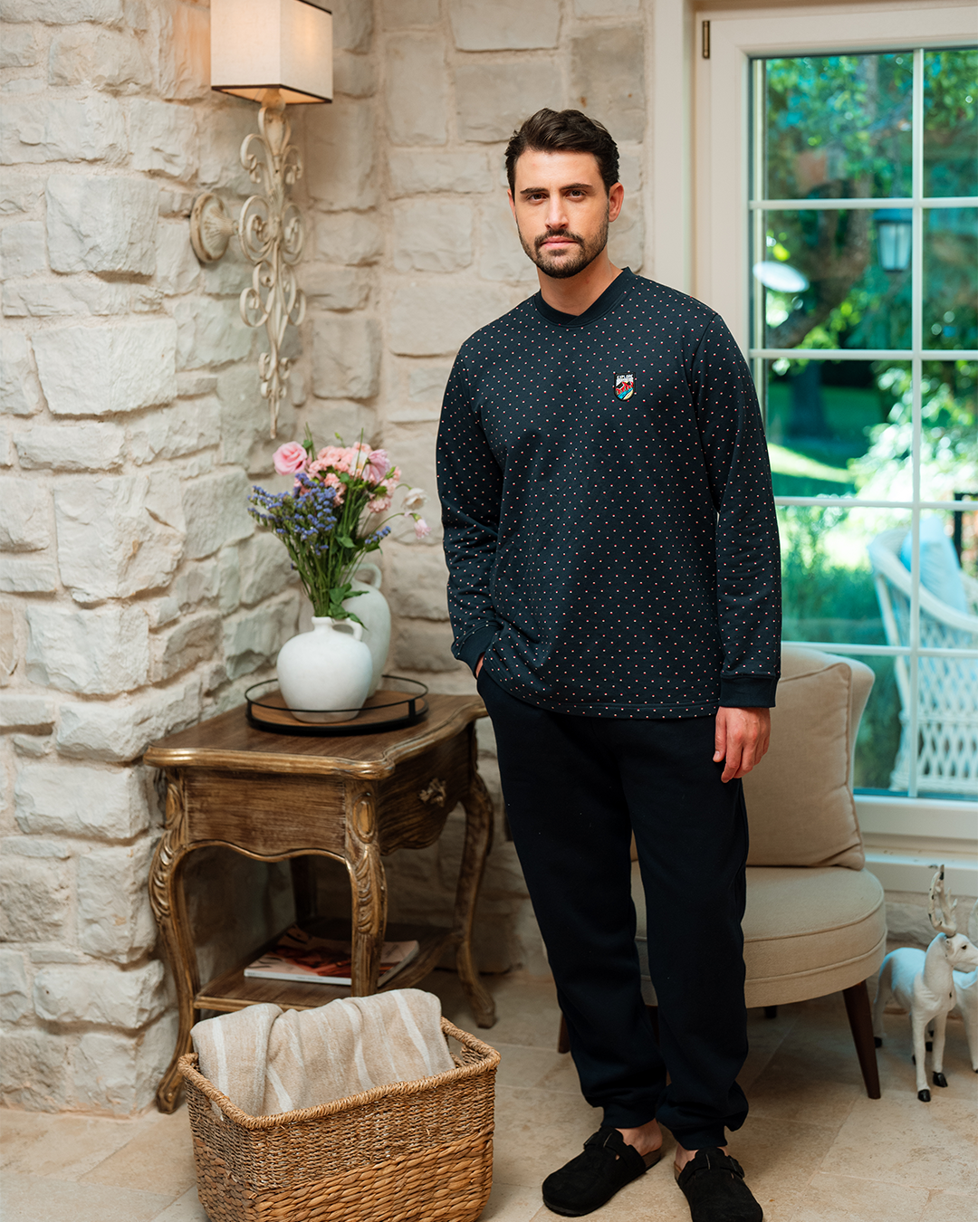 بيجاما كُم طويل و بنطلون المستكشف